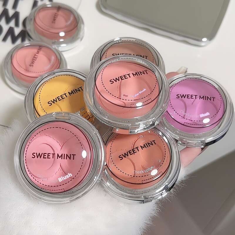 Fard in crema multiuso tutto in uno, color pesca, nude, opaco naturale, nuovo fard in polvere e argilla per il trucco_voghion.com