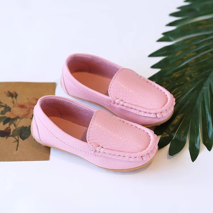 Mocasini sport casual pentru copii, culori bomboane, unisex, băieți și fete, mocasini moi, alunecă-on din piele PU, pentru copii mici, Happysteps, pantofi pentru tineri_voghion.com