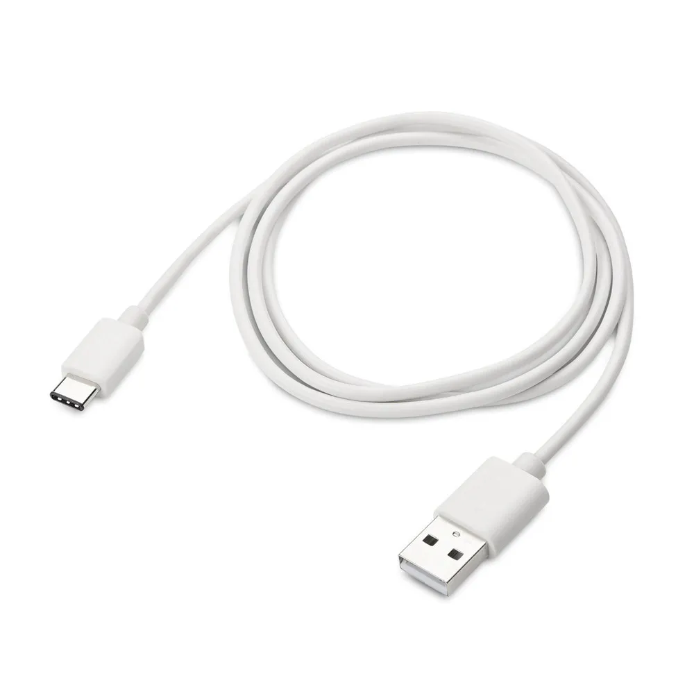 1M 3ft 2A USB 2.0 zu Typ-C Schnellladekabel Weiß Schwarz Daten Ladekabel Für Samsung Huawei Handy Ladegerät_voghion.com