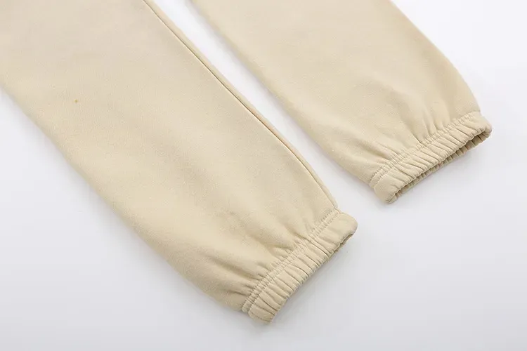 Conjunto de sudadera con capucha y pantalón de algodón holgado_voghion.com