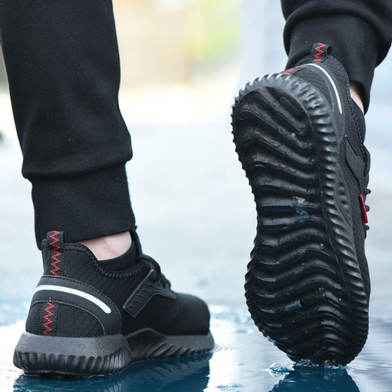 Pantofi de siguranță Trabo Fashion pentru bărbați, ușori și confortabili, pantofi de protecție indestructibili antiglonț_voghion.com