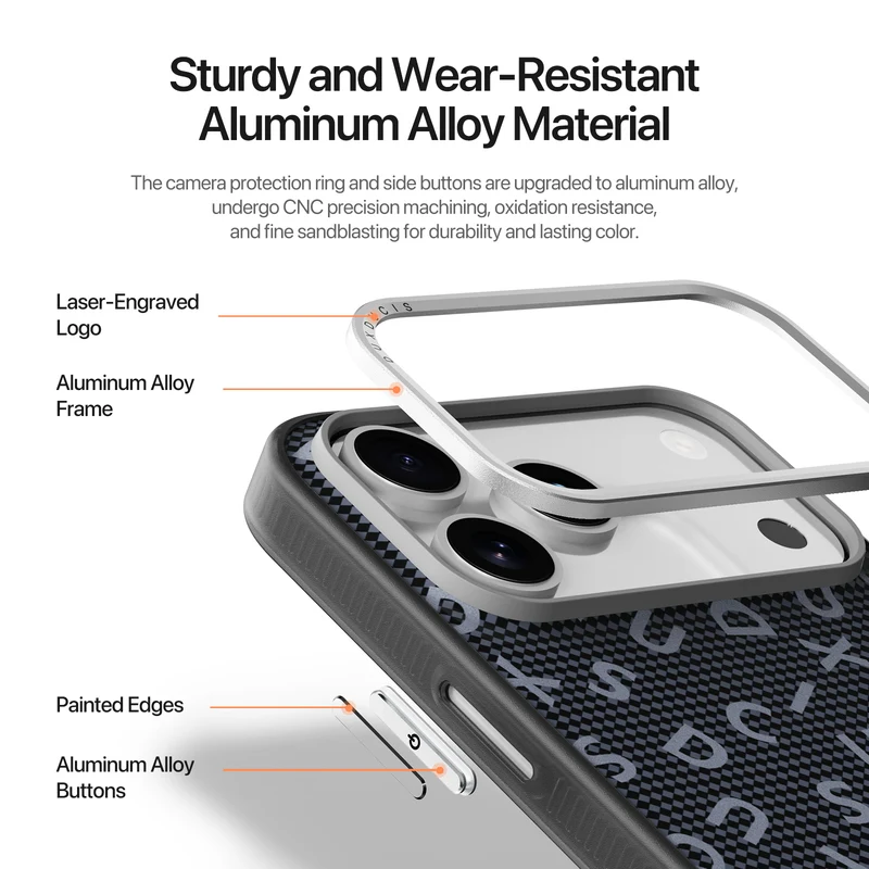 Custodia magnetica antiurto per iPhone 17 Air e iPhone 17 Pro Max, custodia protettiva colorata alla moda per tutto il corpo_voghion.com