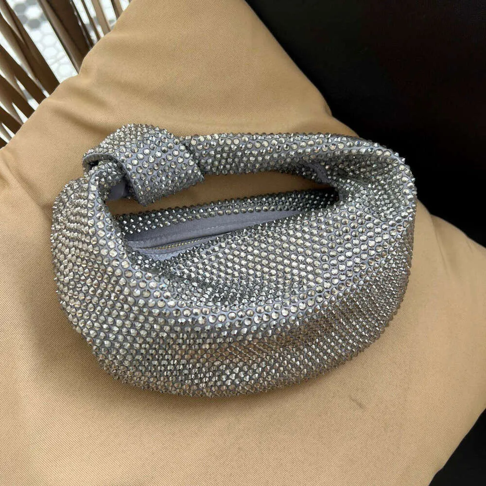 Designer Knotted Crsytal Rhie Dia Cloud Women's Handbag Bg Shiny Evening Bag Dinner Party Clutch Purse_voghion.com