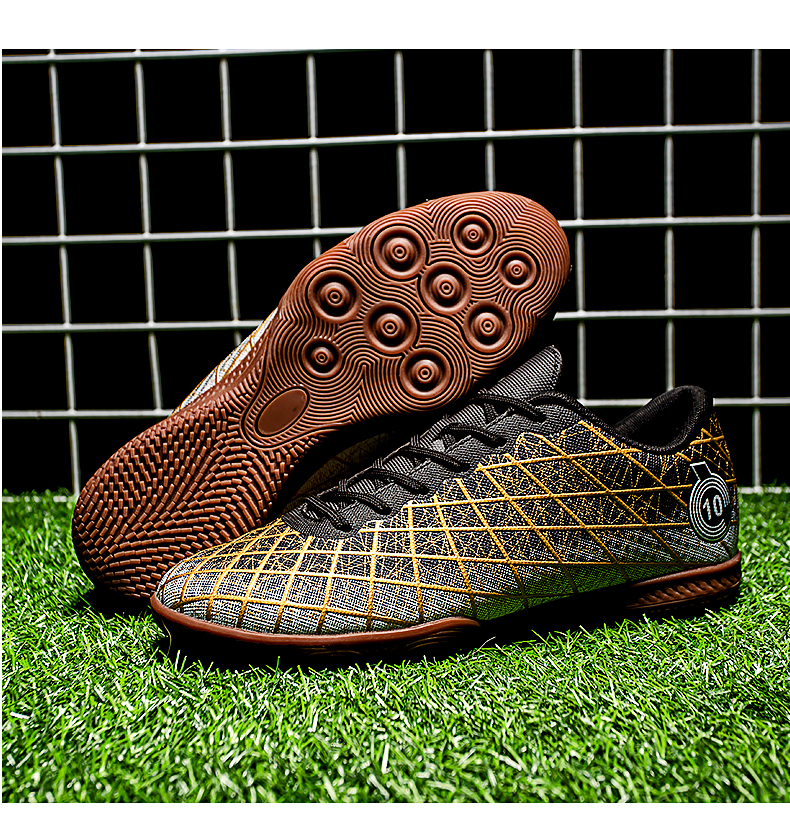 Erkek Futbol Futbol Ayakkabıları Profesyonel Hafif Açık Hava Nefes Alabilir Kaymaz Futsal Kapalı Antrenman Ayakkabıları Unisex Çim_voghion.com