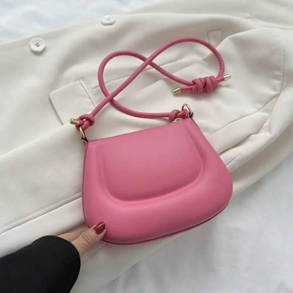 Designer Tasche Mode einfarbig unterwäsche frauen PU leder schulter tasche Y241115_voghion.com