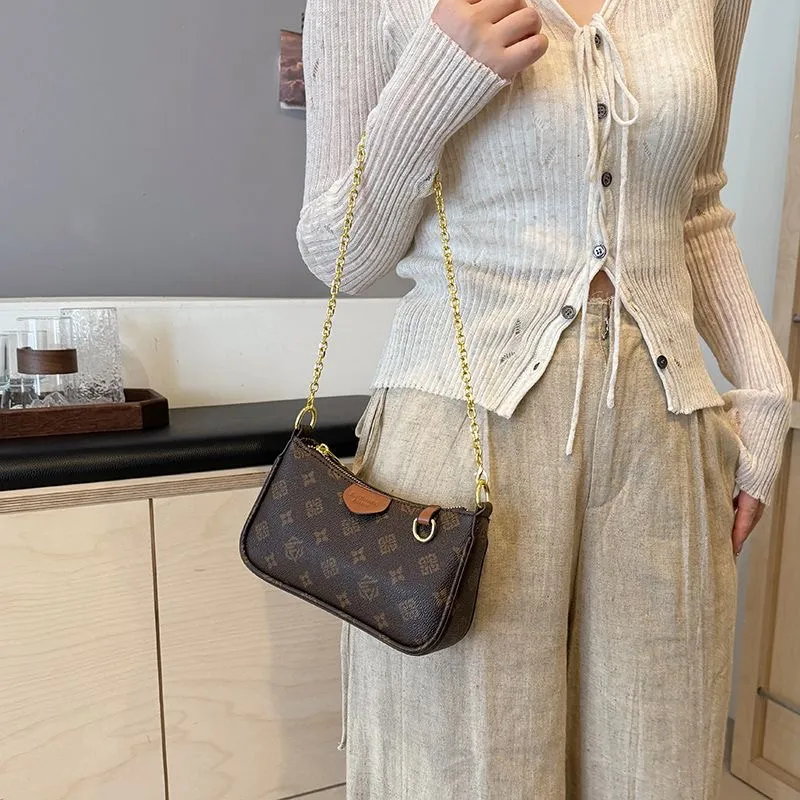 Neue Hobo-Wickeltasche für Damen mit großem Fassungsvermögen, mit eingesetzter Schnalle und gesteppter Pendler-Schultertasche_voghion.com