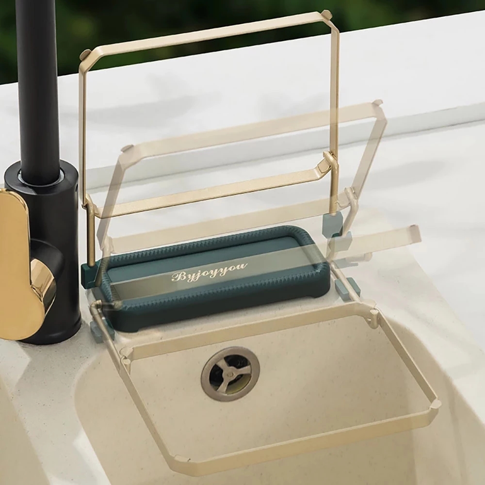 Supporto per filtro per lavello da cucina, pieghevole, per lavello, con rete per rifiuti, mensola anti-intasamento, monouso, per rifiuti, in rete_voghion.com