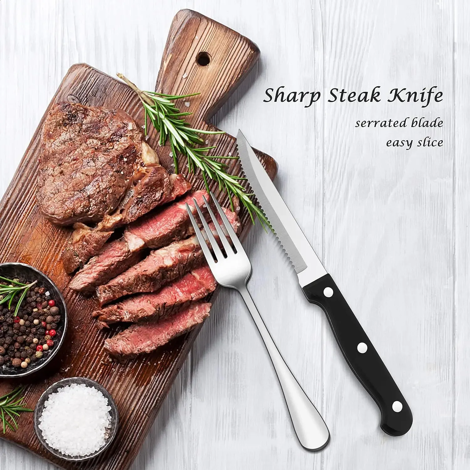 24-Pc Flatware - Steak Knife｜4-Person Set｜240826 EU_voghion.com