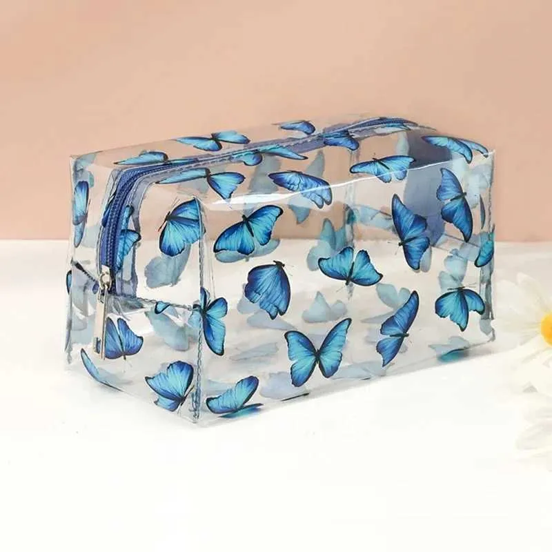 Borsa da viaggio trasparente in PVC per trucco e bellezza, organizer da viaggio per ragazze, Y241023_voghion.com