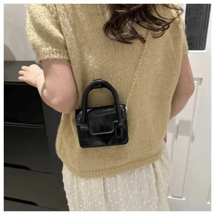 Naiste Mood Mini Crossbody kotid Täiskivist prinditud klapp vabaaja kett-õlakott Naistele Mitmekülgne Square Messenger_voghion.com