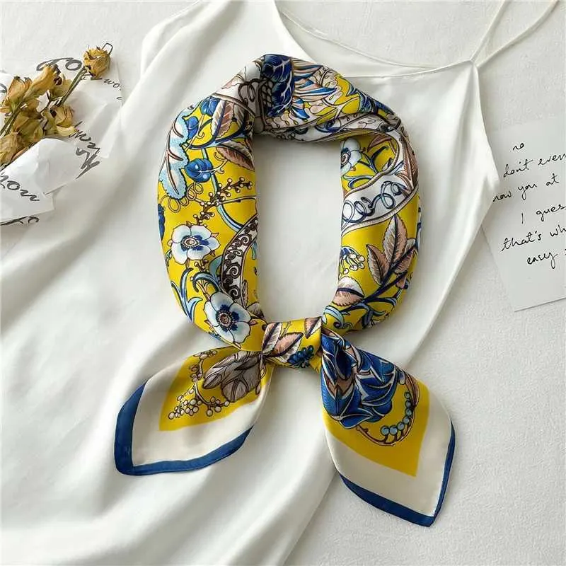2025 Seidenschal Print Kopftuch Katze Haar Wrap Halstuch Weibliche Satin Quadrat Schal Für Frauen Stirnband Foulard Hijab_voghion.com