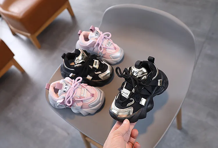 Chaussures de running pour enfant mesh baskets respirantes_voghion.com