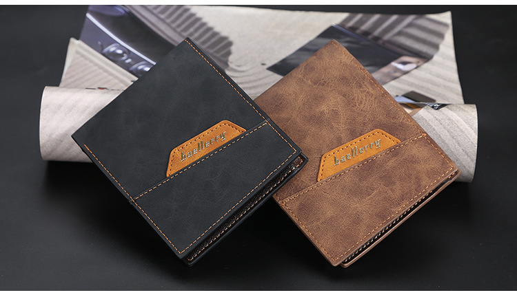 baellerry portafoglio uomo corto coreano aperto multi-carta portamonete giovane orizzontale piccolo portafoglio_voghion.com