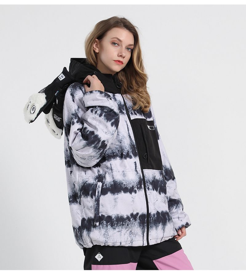 Snowsuit woman thickened warm double board with new star snowboard hoodie man_voghion.com