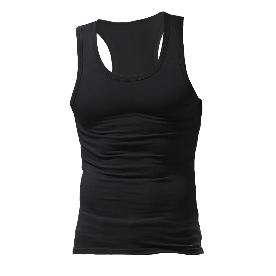 Cross-border New American Style Men's Vest Wearing Trendy Hurdle Sports Fitness Men's Spring and Summer Undershirt Vest_voghion.com
