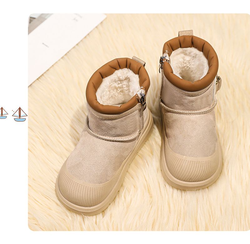 Veet Schneestiefel, Baumwolle, Wärme, Ein-Fuß-Schuhe für Herren und Damen für Kinder_voghion.com