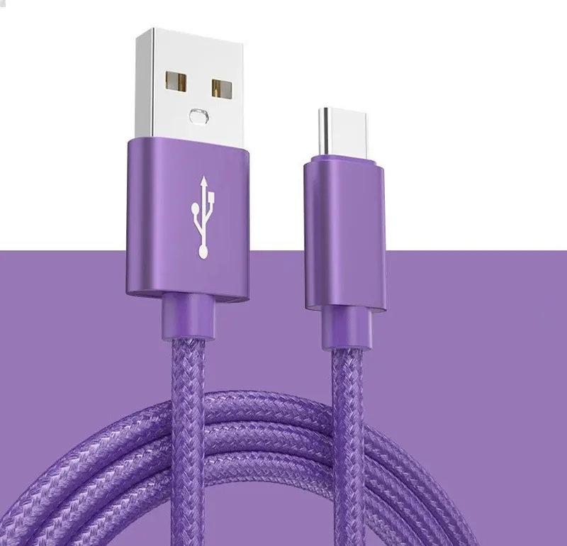 1M 2Ft 2M 6Ft 3M 10Ft To Type Nylon Braided Data Suitable For IPhone 16 15 Plus Pro Max Android Samsung To C Fast_voghion.com