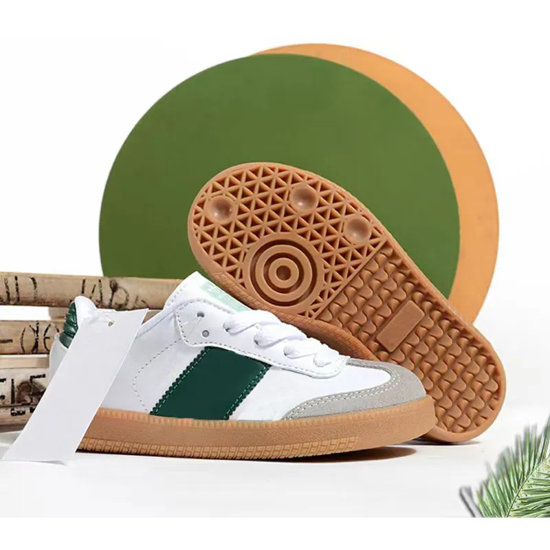 Designer Barnesko Småbarn Sneakers Merke Trenere Baby Gutt Jente Sportssko Barn Ungdom Spedbarn Grønn Blå Svart_voghion.com