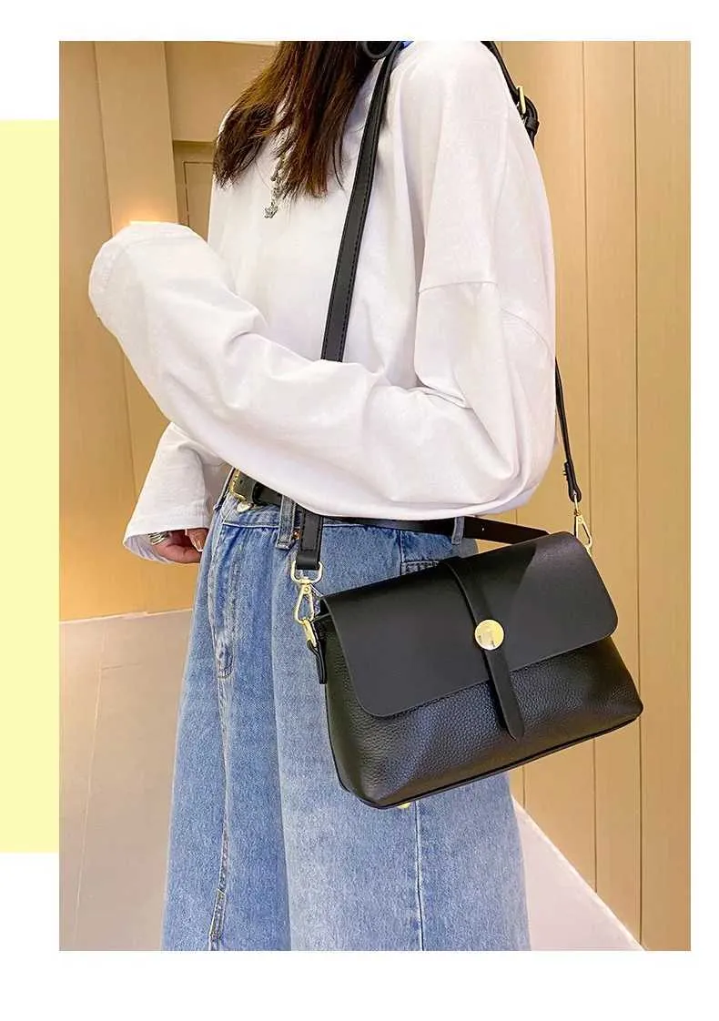 Kleine schoudertas van echt leer messenger tas voor dames_voghion.com