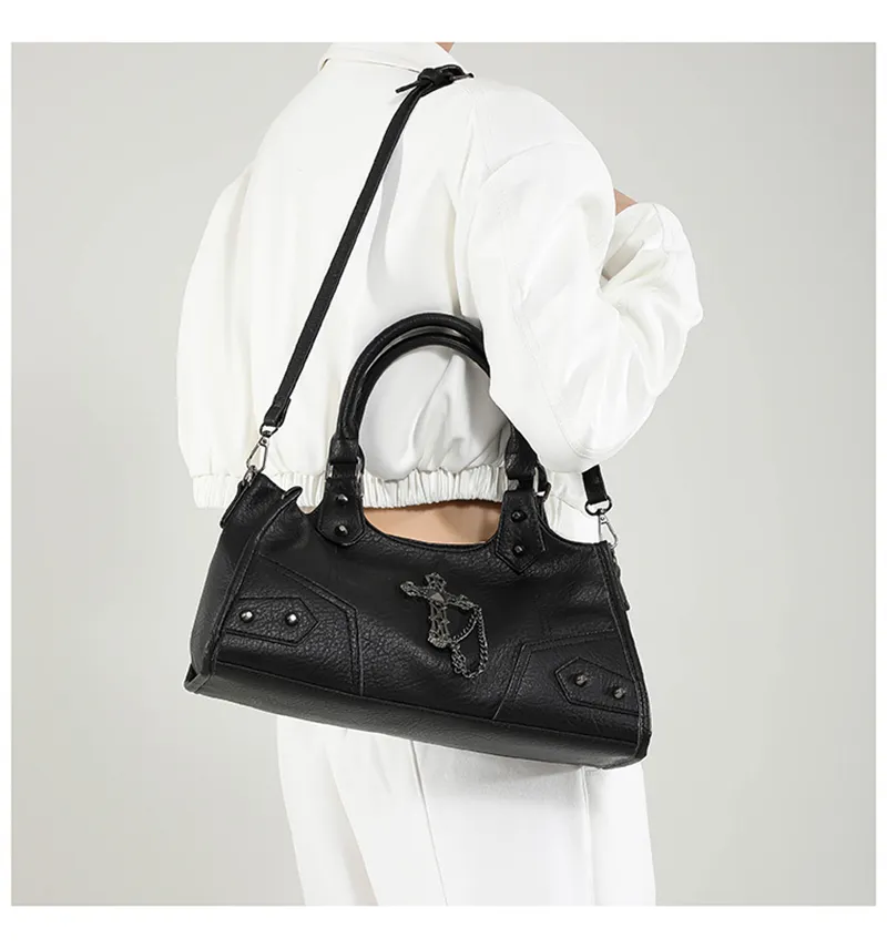 Borsa a spalla donna vintage borsa a tracolla design di lusso_voghion.com