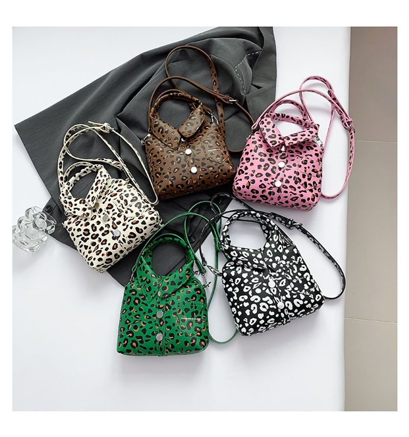 2024 neue PU trendige personalisierte täglic Leopardenmuster kleine Tasc einfac Damentasc Umhängetasc_voghion.com