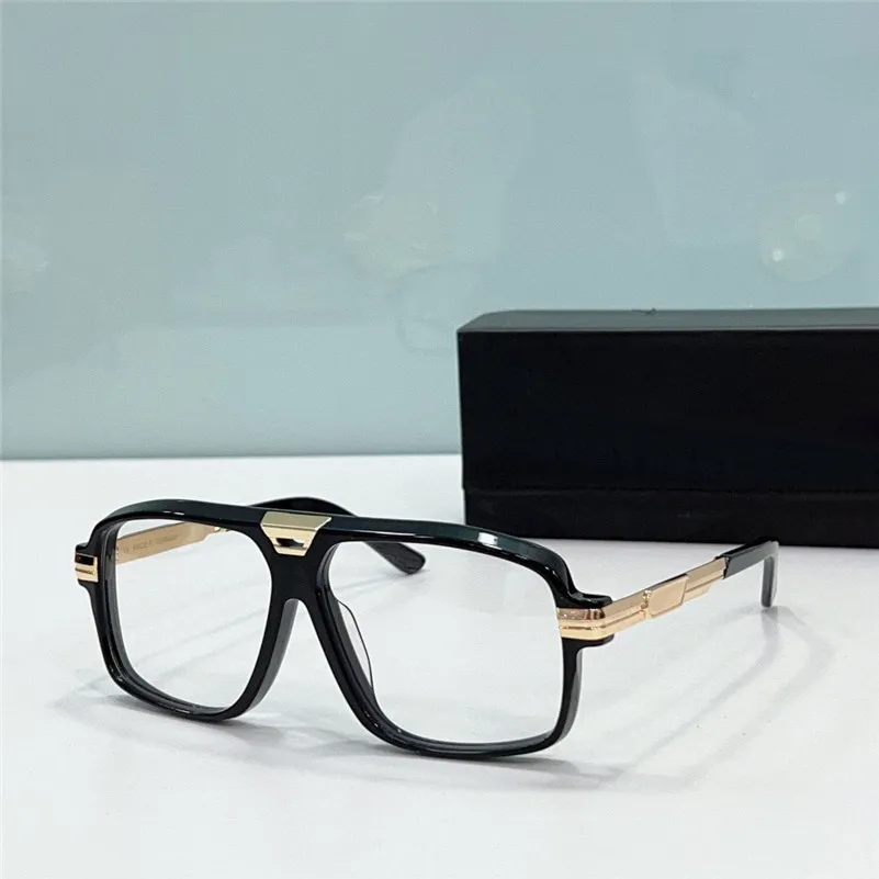 New Fashion Optical 6032 Acetate Square Frame Avant-garde Shape Germany Design Style Transparent Glasses Clear Lenses_voghion.com