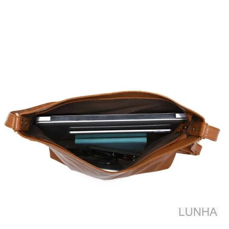 Damen-Rucksack 2-in-1, modisch, Retro, geöltes Wachs-PU-Leder, Schultertasche mit großem Fassungsvermögen, Crossbody-Tasche, einfarbig, britisch_voghion.com