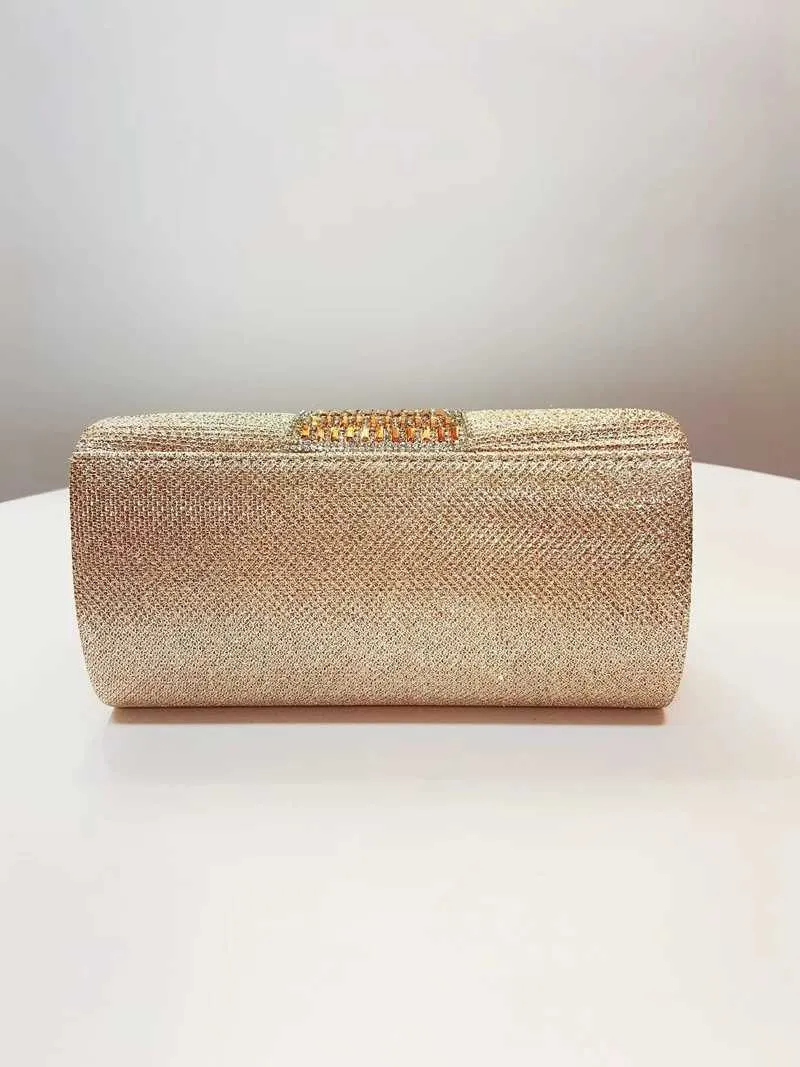design kväll damdag kuvertväska daglig clutch bröllopsfest glänsande guldkedja axelväska Y241019_voghion.com