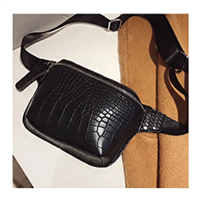 Leder Brusttasche Fanny Frauen Tasche Kleine Bum Taille Gürteltaschen Casual Phone Pack Mode Brieftasche c101 240829_voghion.com