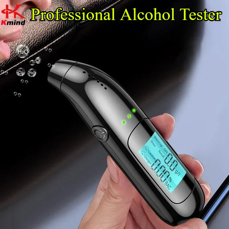 Hochpräziser Professioneller Alkoholtester Mit Usb-ladefunktion_voghion.com