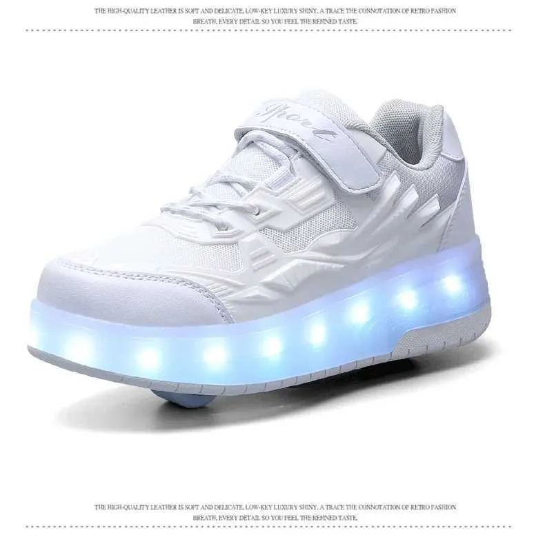 Düz Paten Erkek Kız Yanıp Sönen Işıklar İki Tekerlekli Paten Ayakkabı Led Işıklı Işıklı Spor Ayakkabılar Açık Hava Günlük Ayakkabılar_voghion.com