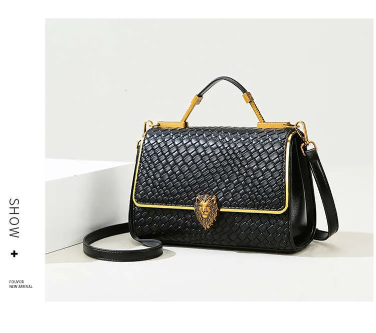 Nová lehká texturovaná tkaná vysoce kvalitní velkokapacitní kapesní dámská crossbody taška s designem pro těžký průmysl_voghion.com