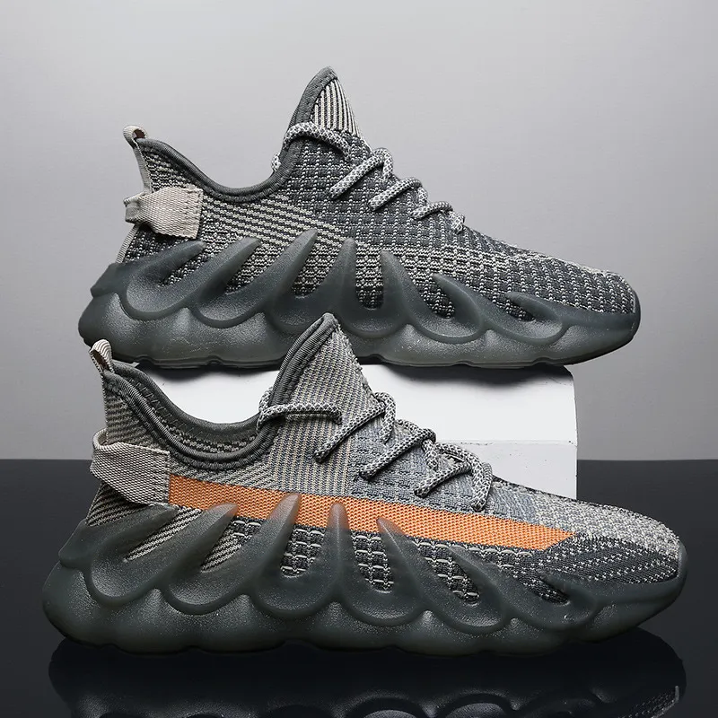 2025 New Arrival Women Fashion Sneakers Black Gray Sport Running Shoes Breathable Athleisure Runners Trainers Men Soft_voghion.com