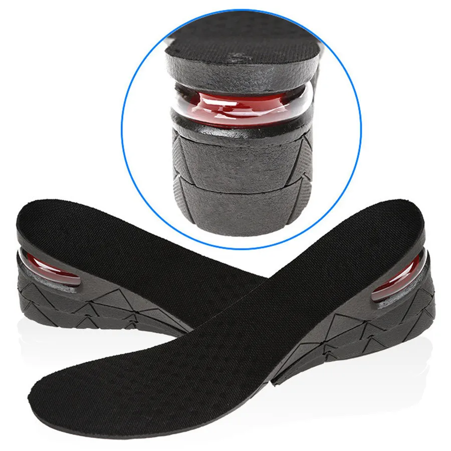Dropshipping 3-9cm Increase Insole Cushion Height Lift Adjustable Cut Shoe Heel Insert Taller ShockArch Support_voghion.com