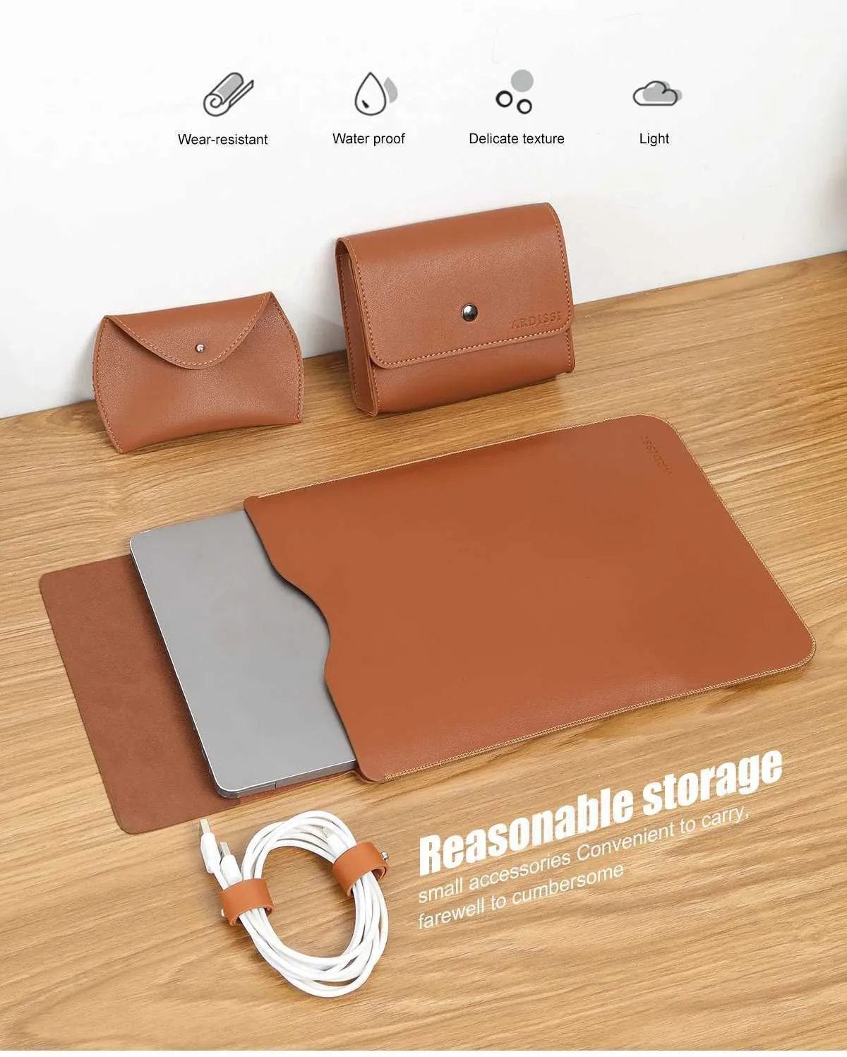 Laptop Sleeve Case Pouch for ( Book iPad ) Air M M2 3 3 4 2 5 6 6 Pro 2 9 Inch Cover Bag Set Vegan_voghion.com