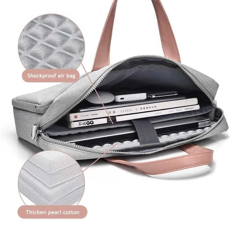 Stoßfeste Messenger-Laptoptasche 141516 Zoll Handtasche Aktentasche Mann Dame Schultertasche für Buch Notebook Tablet PC Ba241101_voghion.com