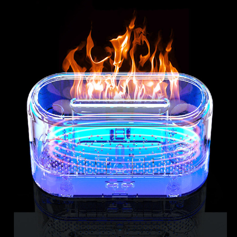 Flammlampa Luftfuktare Eterisk Olja Aromdiffusor Fritt Filter Ultraljud Aromaterapidiffusor Luftfuktare För Hemmet Ny_voghion.com