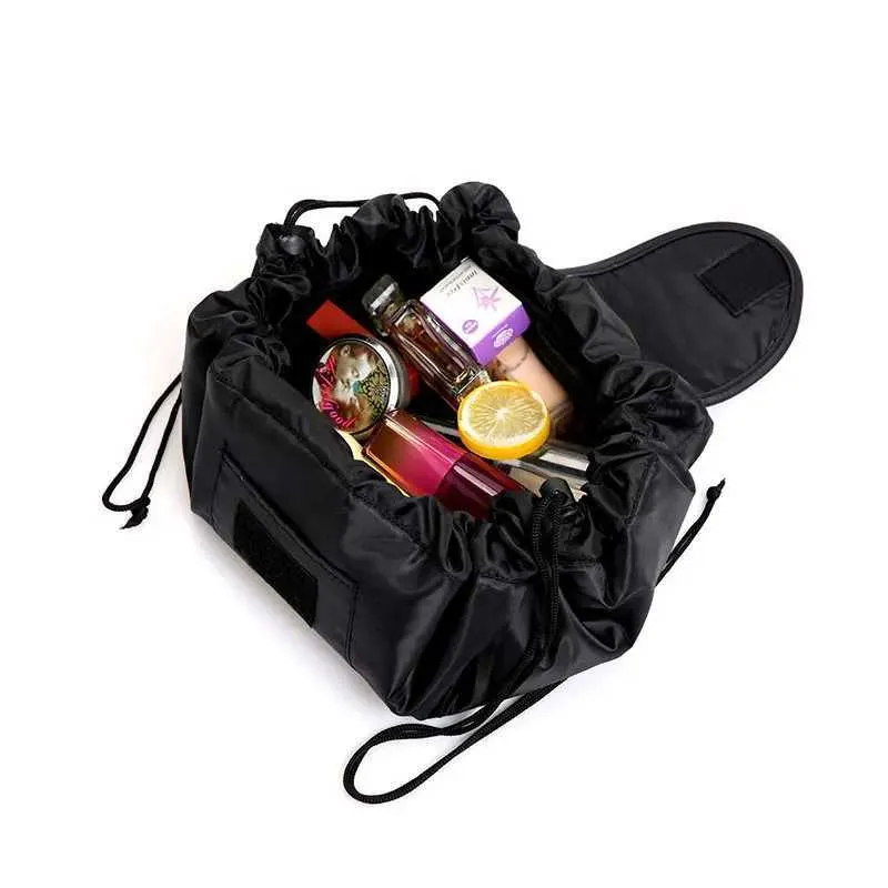 Gebürsteter Kosmetik-Organizer für Damen, Reise-WC-Aufbewahrung, Schulter-Make-up-Tasche, große Kapazität, Beauty-Box, wasserdicht, Y241023_voghion.com