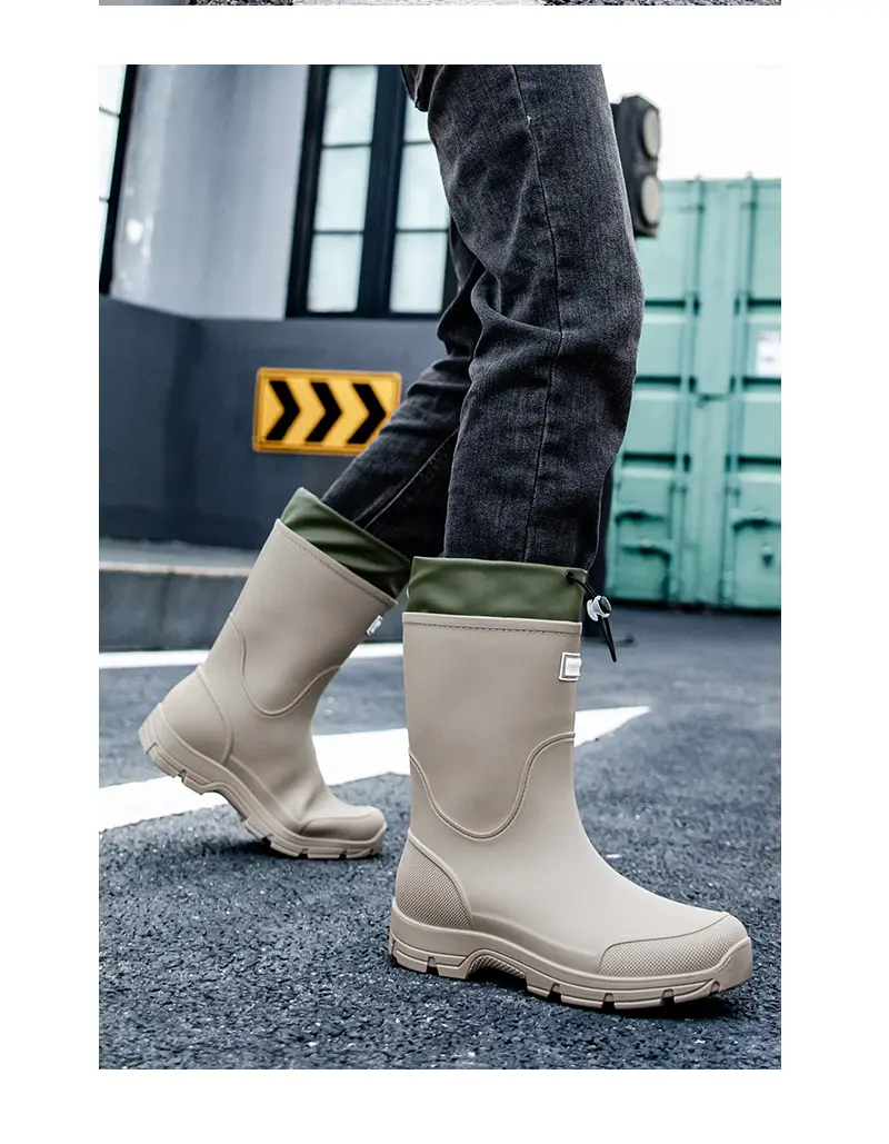 Herren Regenstiefel Und Schneestiefel Für Arbeit Und Sicherheit_voghion.com