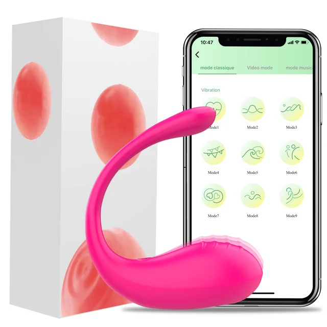 App-controlled Vibrating G-spot & Anal Egg Massager For Women_voghion.com