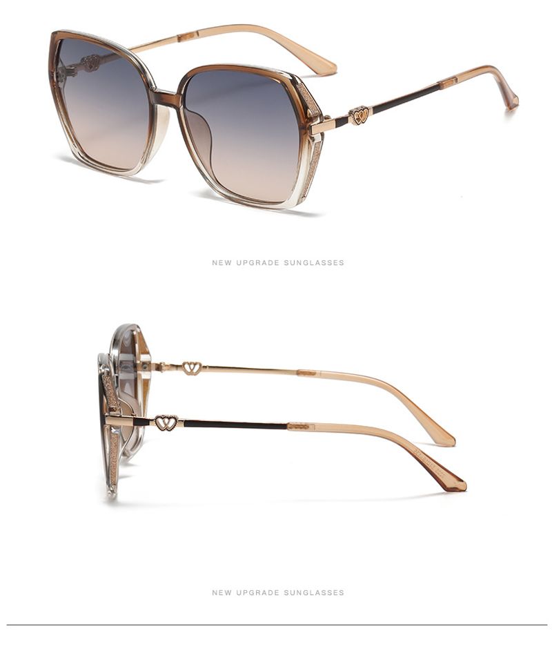 Unisex Large Frame Sunglasses Anti Ultraviolet Eye Protection_voghion.com