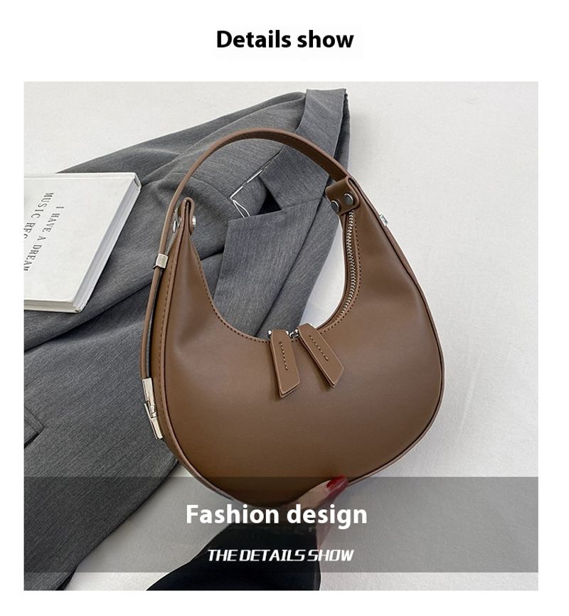 2024 Neue Nischendesign-Handtasche, modisch, bonbonfarben, trendig, eine Schulter, Unterarm-Dump-Tasche, geeignet für_voghion.com