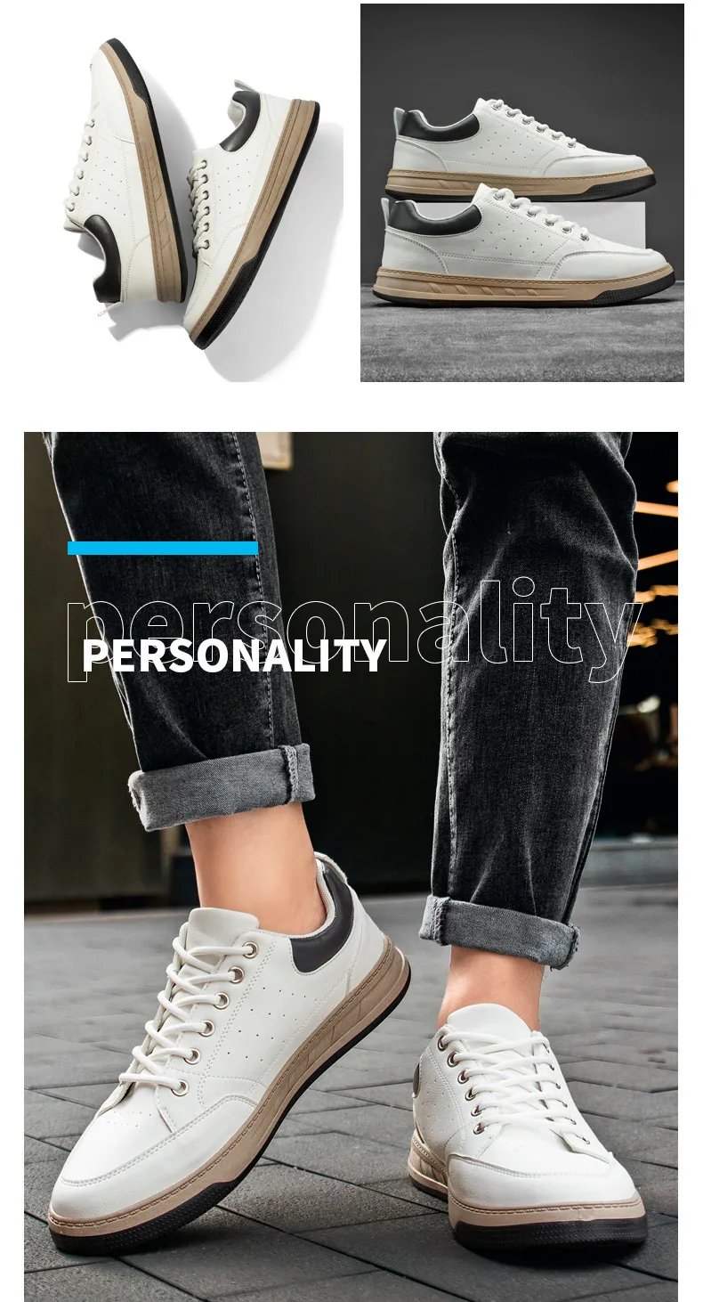 2022 Nuova moda uomo coreano tinta unita casual scarpe con lacci uomo traspirante tela ghiaccio seta panno uomo camminare_voghion.com