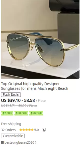 mens frame head Womens men High Grade Square Trimmed Metal Sunglasses h Six Big Oversized Oval Goggle Driving Beach_voghion.com