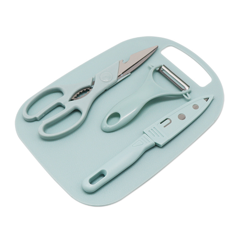 Cutlery With Scissors Knife Peeler Fruit For Kitchen Stock Cutting Board_voghion.com