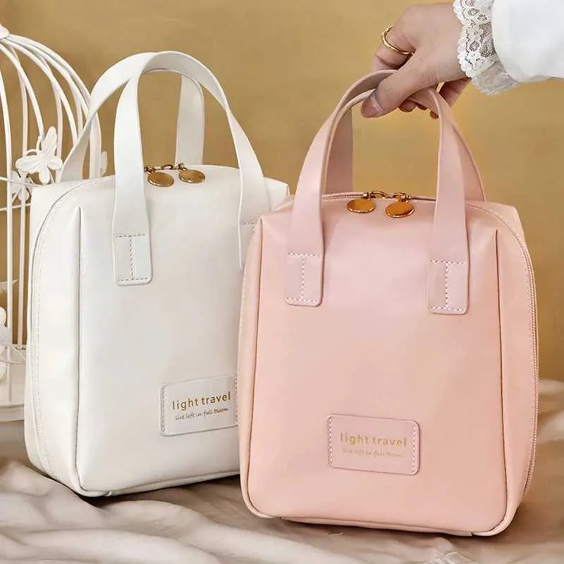 Borsa organizer per il trucco alla moda, portatile, di grande capacità, impermeabile e di alto valore estetico Y241023_voghion.com