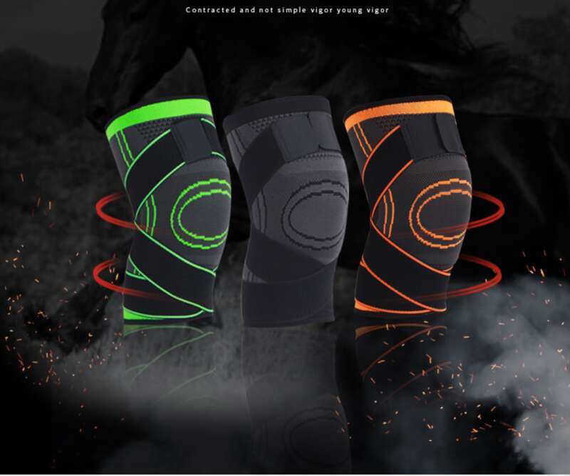 Compression Strap Unisex Sports Knitted Running, Hiking, Fitness Cycling Pads, Knee Protectors_voghion.com