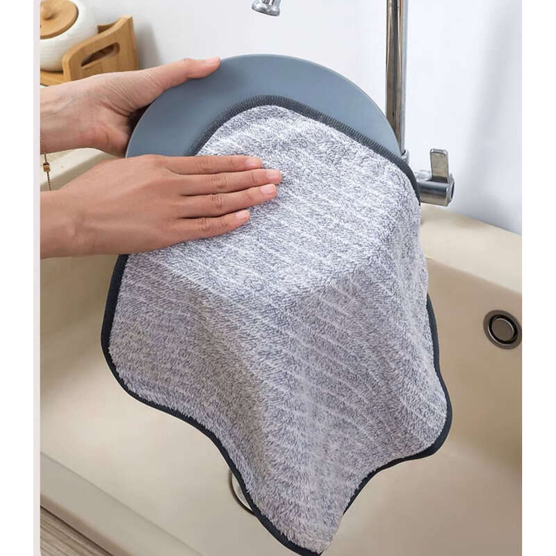 Kitchen Rags, Oil-absorbing Towels, Non-shedding Hair, Tablecloths, Household Items,_voghion.com