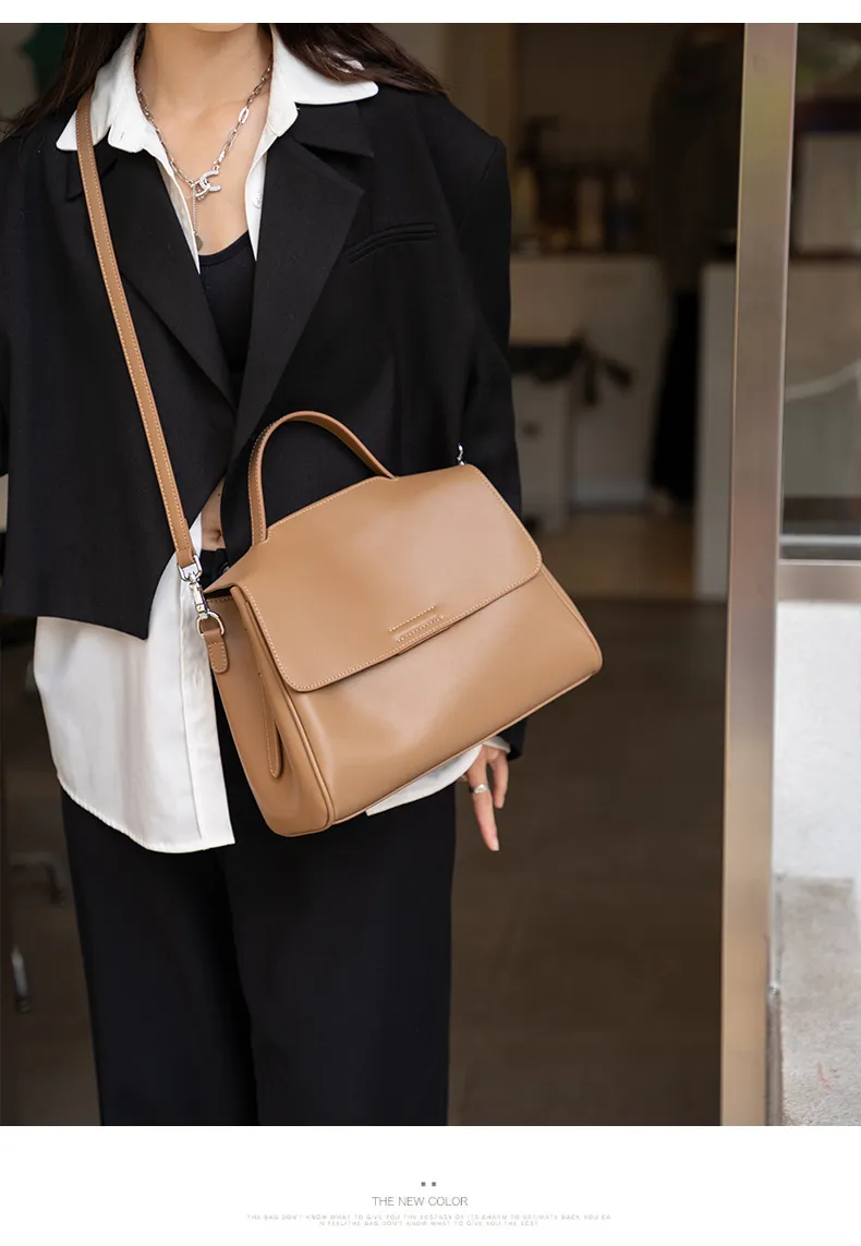 Neue echte Lederschulter 2023 Hohe Qualität Casual Totes Damen Menger Bag Handtaschen Frauen Taschen Designer 67DL #_voghion.com