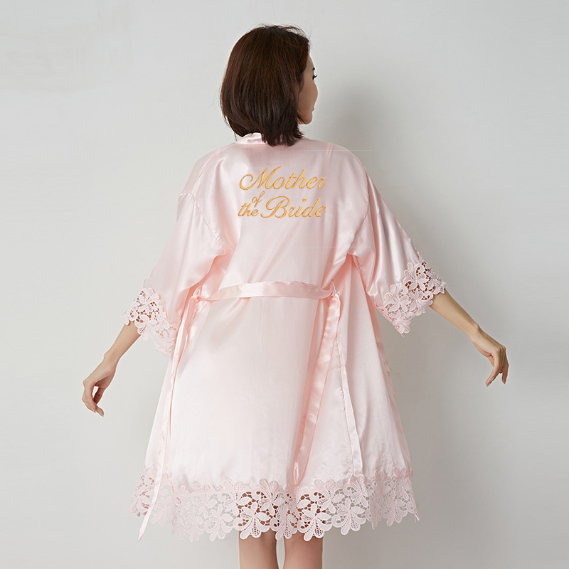 Vestaglia donna in pizzo per sposa e damigella d'onore_voghion.com